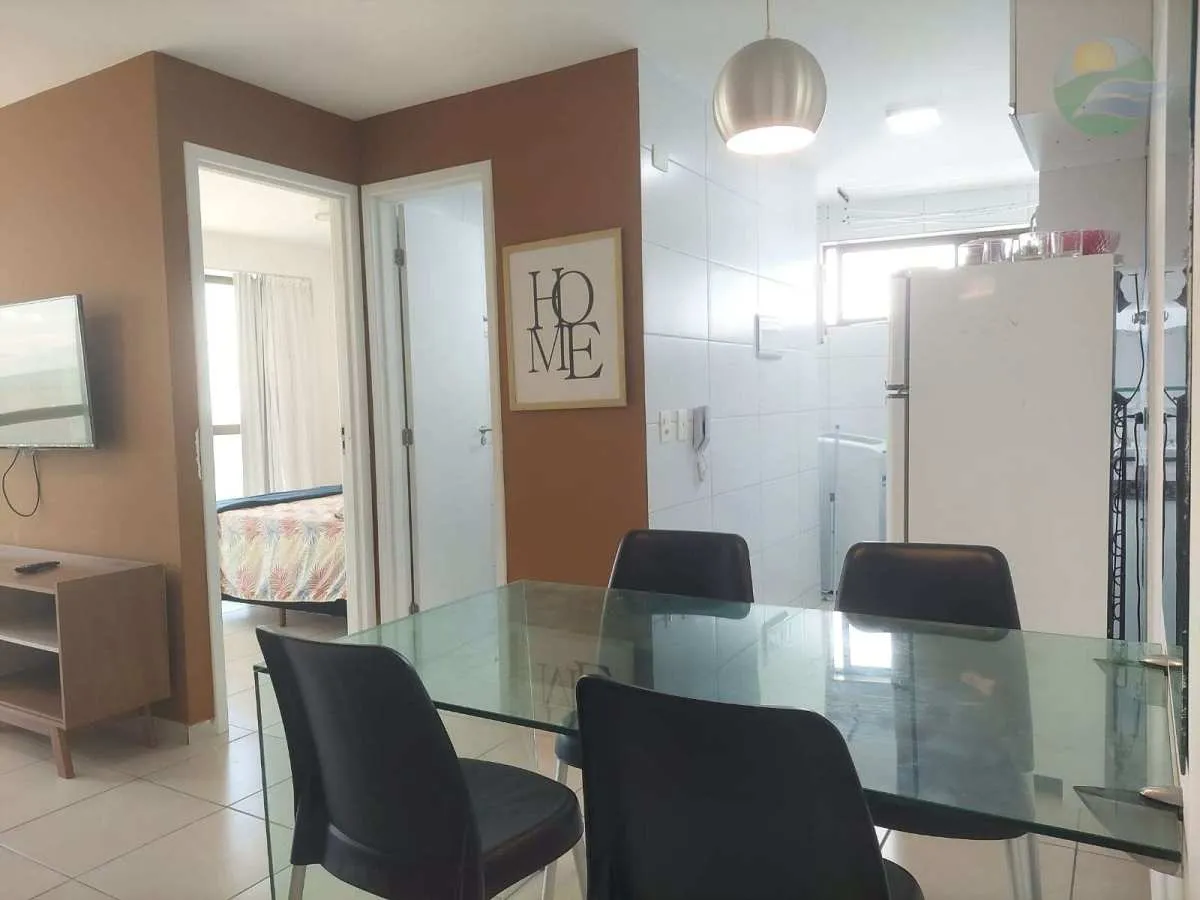 Imagem Apartamento 1 quarto, Mobiliado, Locação, beira mar, Barra Jangada, Jaboatão dos Guararapes.