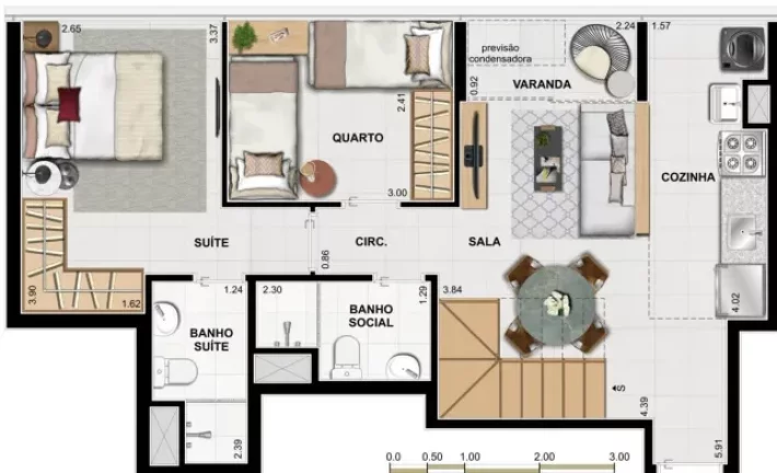 Imagem APARTAMENTO RESIDENCIAL em Rio de Janeiro - RJ, Barra da Tijuca