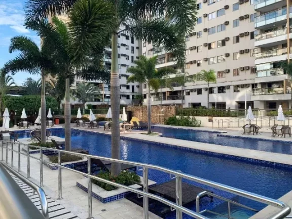 Imagem Apartamento no Park Premium Recreio Residences lazer completo com piscina quadra de areia