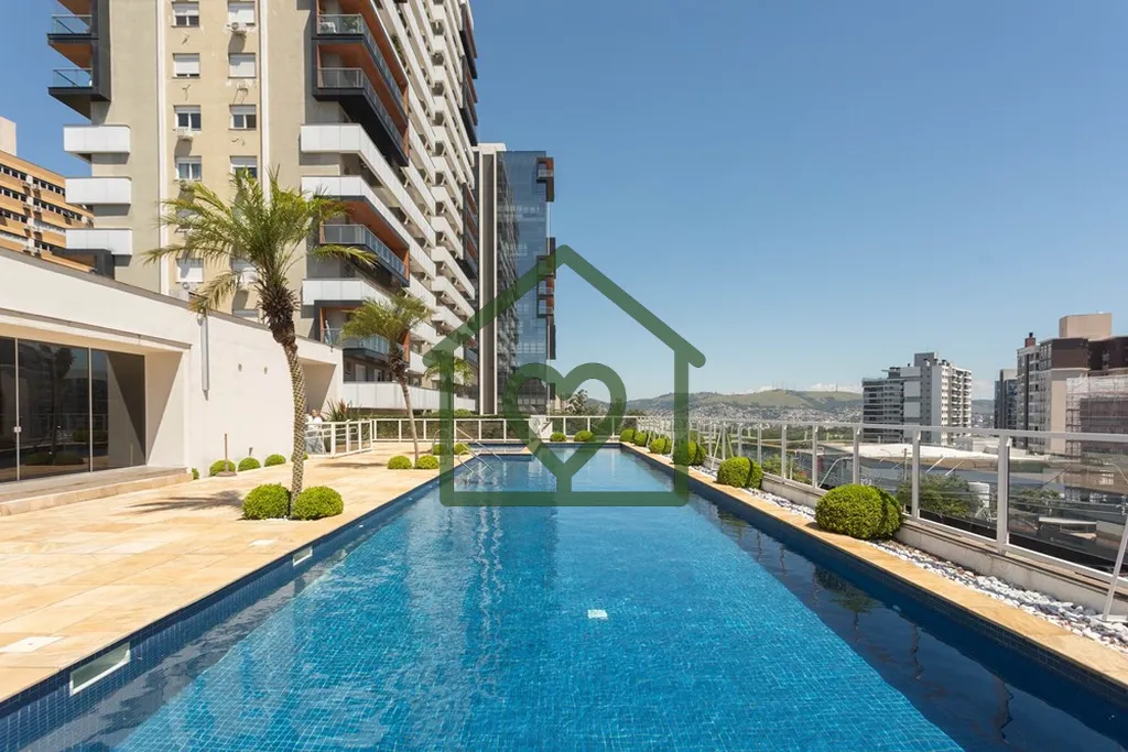 Imagem Apartamento pronto para morar com móveis fixos e eletrodomésticos, composto de sala com sacada abe...