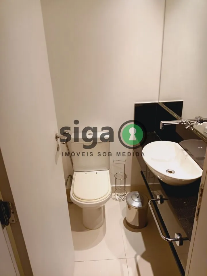 Imagem Apartamento Mobiliado com 1 quarto, 2 banheiros e 1 vaga para alugar no Brooklin