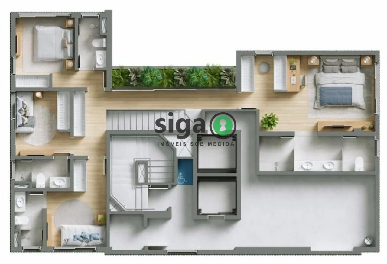 Imagem Cobertura Triplex para venda na Vila Olímpia, São Paulo - SP