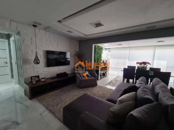 Imagem Apartamento com 3 dormitórios à venda, 122 m² por R$ 1.599.000 - Jardim Flor da Montanha - Guarulhos/SP Porteira fechada