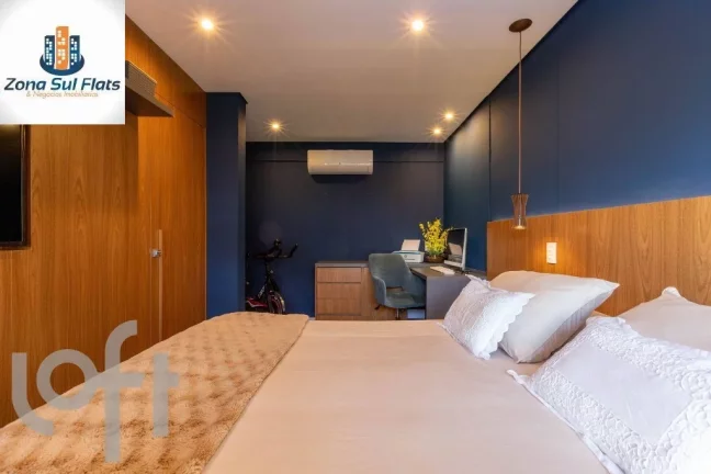Imagem Apartamento Mobiliado à Venda No Alto da Boa Vista Com 2 Suítes e 2 vagas - Varanda Gourmet