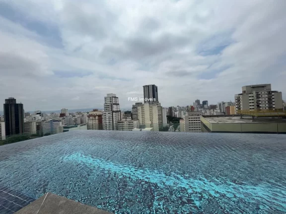 Imagem Apartamento para locação na Consolação, São Paulo - 1 quarto, 1 sala, 1 banheiro, 1 vaga de garagem - 35m²