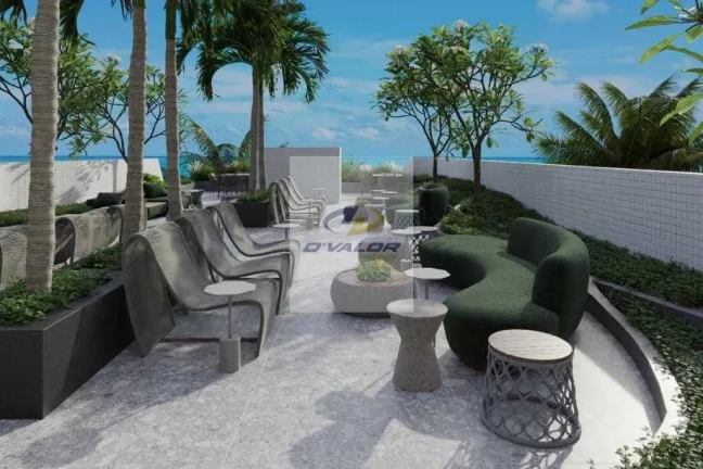 Imagem Vendo apartamento em prédio pé na areia, com 100m2 , varanda gourmet, 3 quartos s/ 1 suíte, 2 vagas