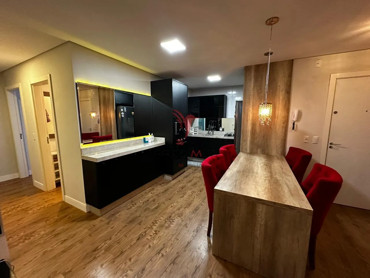 Imagem Apartamento de 3 Quartos , Mobiliado, sacada e churrasqueira , no Jaraguá Esquerdo. SC