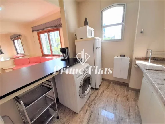 Imagem Flat disponível para locação no Mont Clair Residence, com 45m², 1 dormitório e 1 vaga de garagem