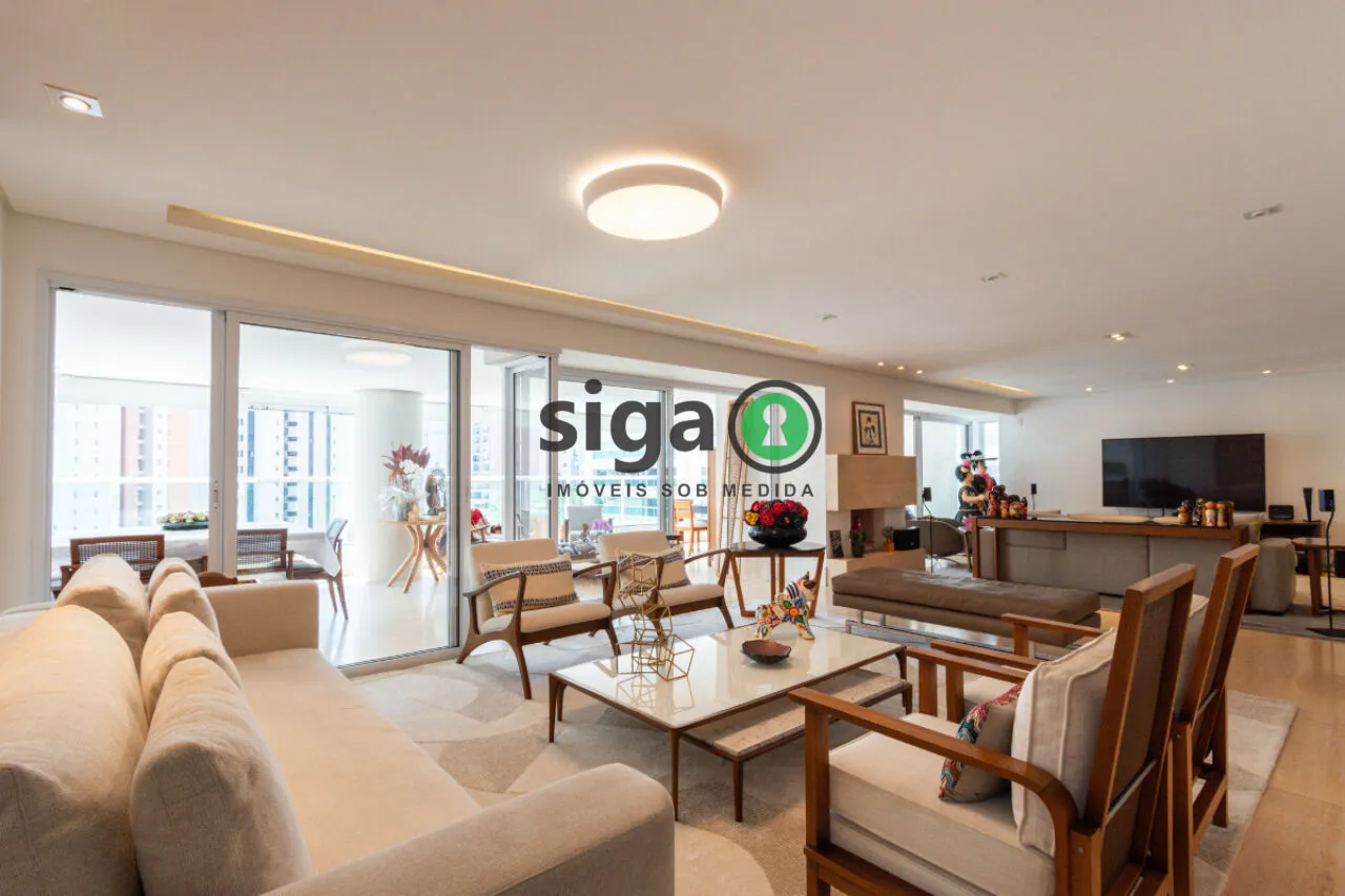 Imagem Apartamento alto padrão à venda em Moema 335 m² 4 suítes e 4 vagas