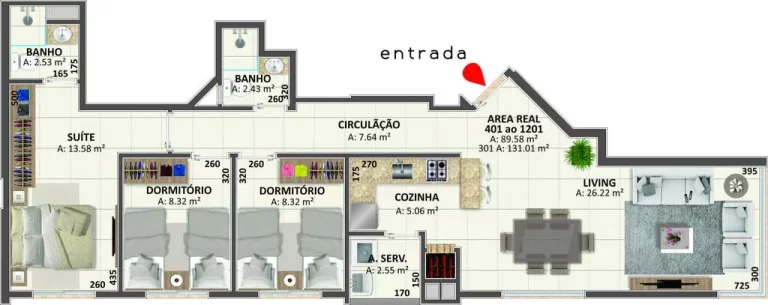 Imagem Maria de Luca Pellegrini - Apartamento à venda no bairro Navegantes - Capão da Canoa/RS