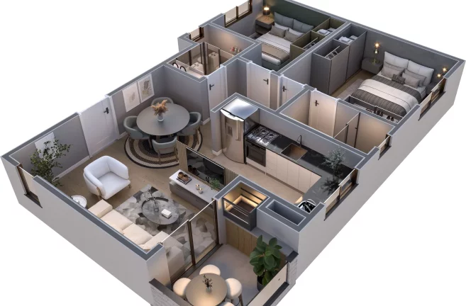 Imagem Apartamento 2 quartos sendo 1 suíte para venda no bairro Santa Catarina em Caxias do Sul
