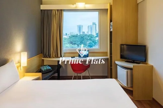 Imagem Flat disponível para venda no Íbis Santo André, com 17m², 1 dormitório e 1 vaga