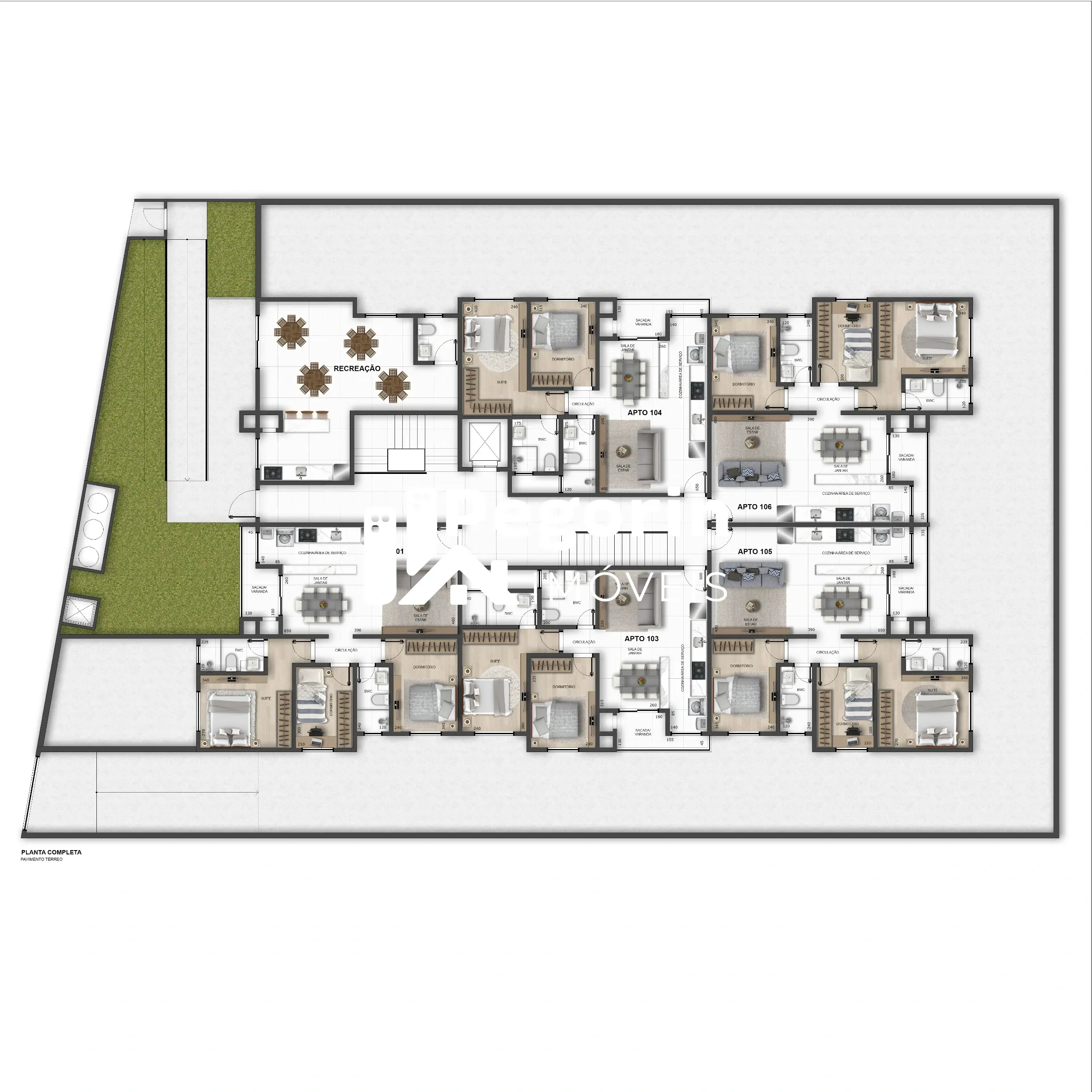 Imagem Apartamento à venda com 3 quartos e churrasqueira em Centro, Pinhais