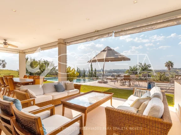 Foto do imóvel Encantadora residência com arquitetura toscana à venda na Fazenda da Grama / Praia da Grama em itupeva