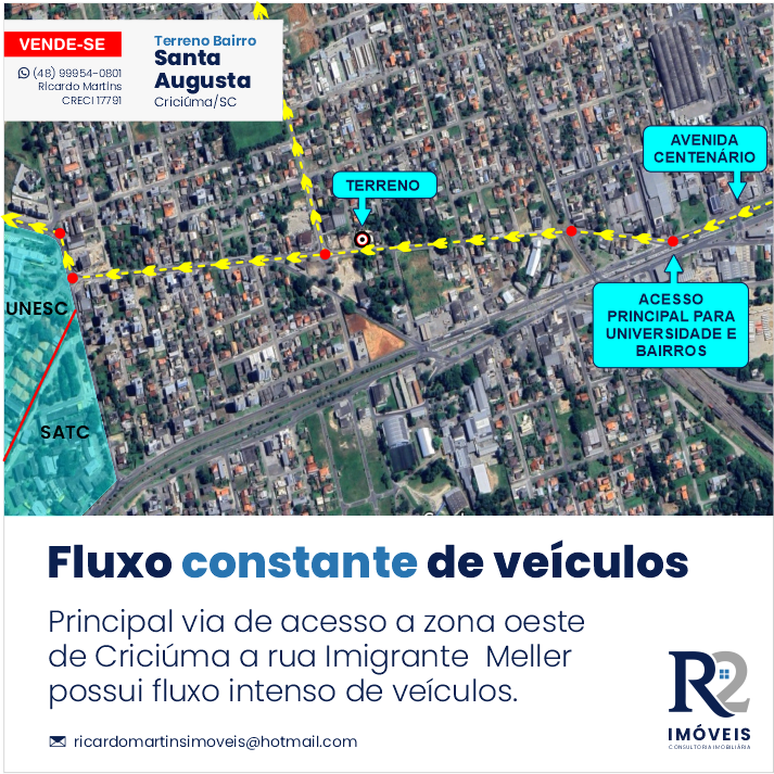 Imagem Terreno à Venda, 573 m² em Pinheirinho - Criciúma