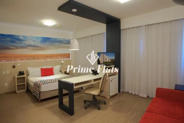 Imagem Flat disponível para venda no Comfort Suites Alphaville com 30m², 1 dormitório e 1 vaga de garagem