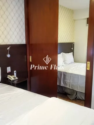 Imagem Flat disponível para venda no Mercure São Paulo JK, com 33m², 1 dormitório e 1 vaga de garagem