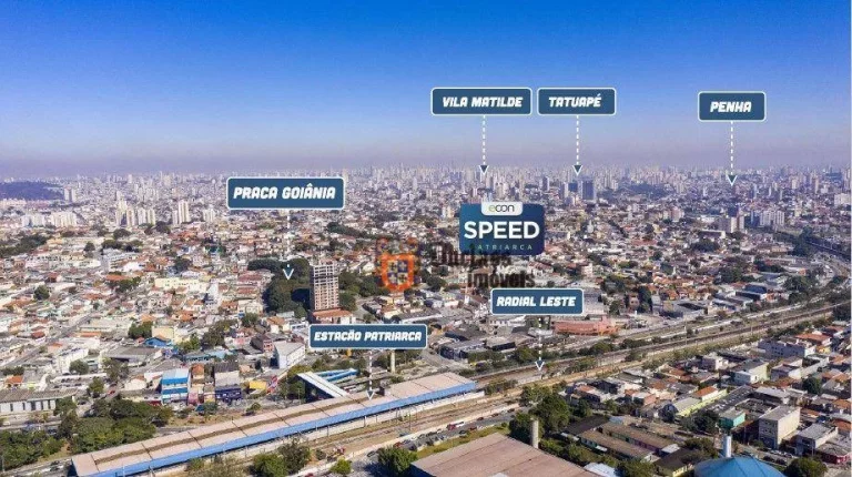 Imagem Apartamento com 2 dormitórios à venda, 37 m² por R$ 263.600,00 - Cidade Patriarca - São Paulo/SP