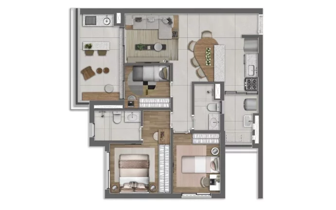 Imagem CAMINO ALTO DA BOA VISTA - YUNY - Studio de 32m² (NR), apenas 220 metros do metrô Alto da Boa Vista!