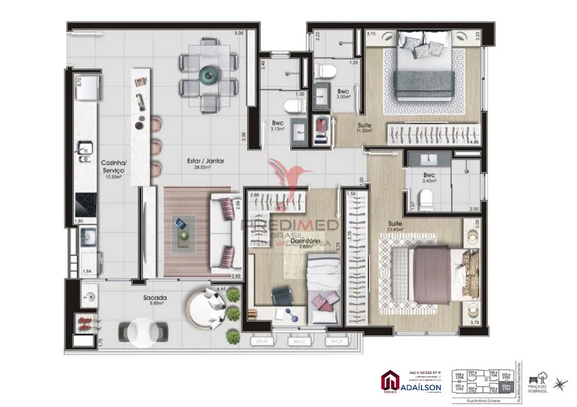 Imagem Vancouver Residencial Kobrasol - São José/SC