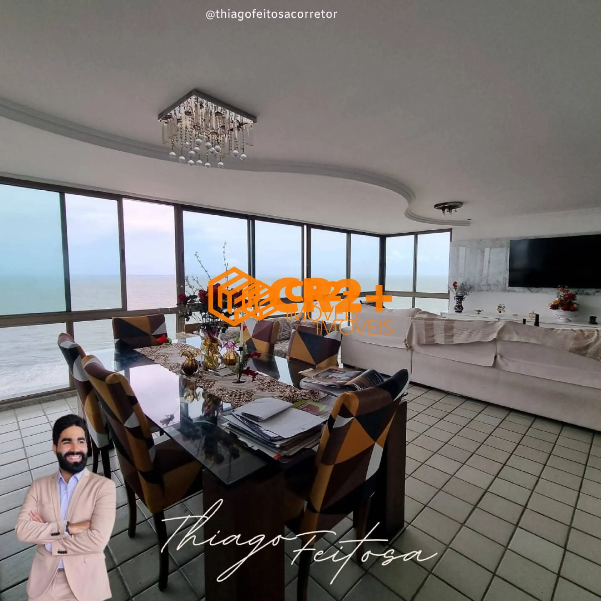 Imagem Apartamento a Venda com 04 quartos 03 suítes na Av Boa Viagem-200m²