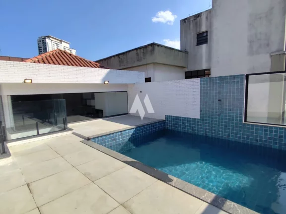 Imagem Casa sobreposta alta à venda com 4 suítes e piscina no bairro do Boqueirão em Santos/SP