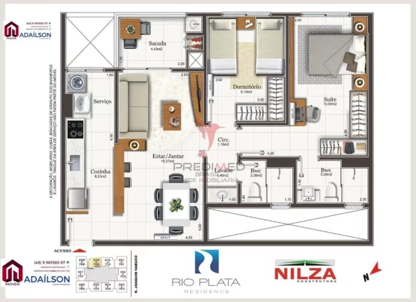 Imagem Residencial Rio Plata Bairro CAPOEIRAS FLORIANOPOLIS SC