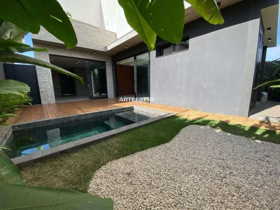 Imagem Casa de condomínio à venda, no Veredas, em Franca, Parque Universitário, com 3 quartos, 215m2