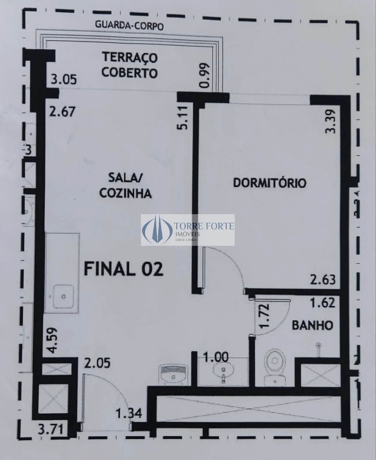 Imagem Apartamento 31 m² 1 dorm. a 450 m do Metrô Butantã pronto para ser decorado