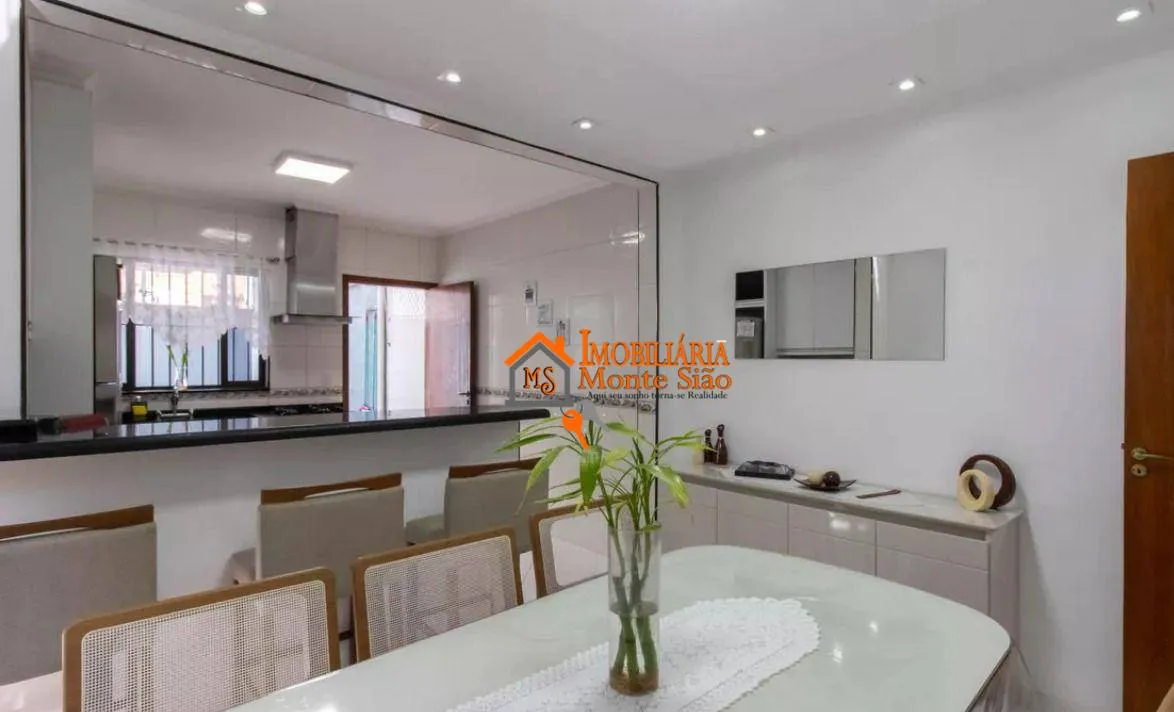 Imagem Sobrado com 3 dormitórios à venda, 165 m² por R$ 1.040.000,00 - Vila Rosália - Guarulhos/SP