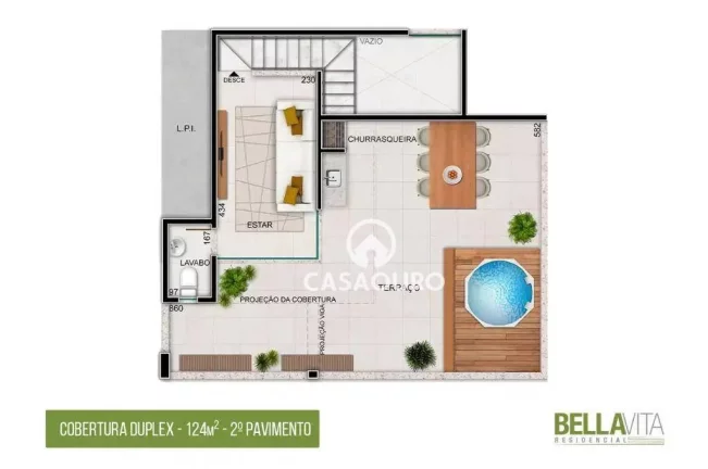 Imagem Cobertura com 3 uartos à venda, 168 m² por R$ 1.397.500 - Santo Antônio - Belo Horizonte/MG