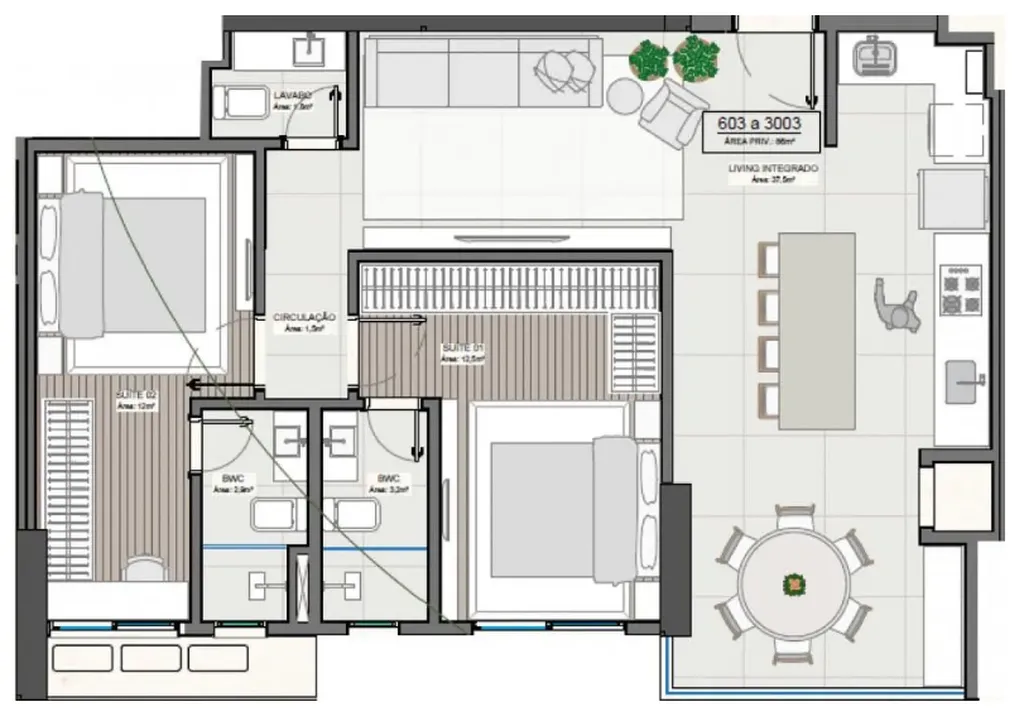 Imagem APARTAMENTO RESIDENCIAL em Porto Belo - SC, Perequê
