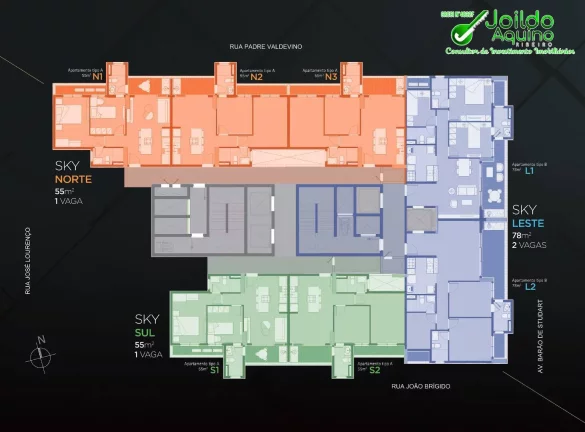 Imagem Apartamento de 2 e 3 quartos, Aldeota, Na parte mais alta da Aldeota.