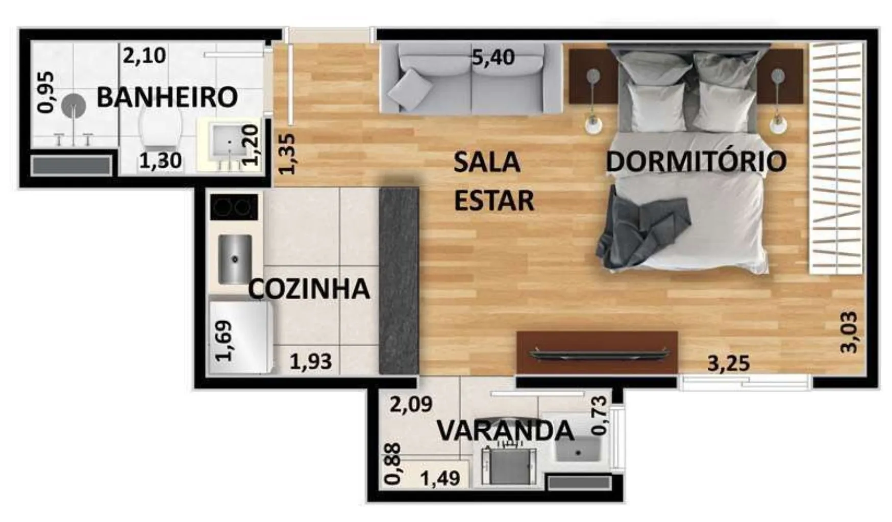 Imagem APARTAMENTO RESIDENCIAL em São Paulo - SP, Vila Parque Jabaquara
