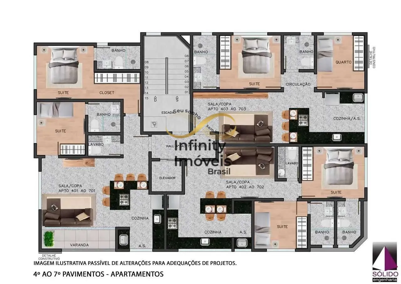 Imagem EDIFICIO BAHIA LOURDES - Apartamento à venda no bairro Lourdes - Belo Horizonte/MG