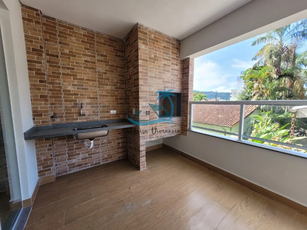 Imagem Excelente apartamento novo à 250 metros da orla do Itaguá em Ubatuba