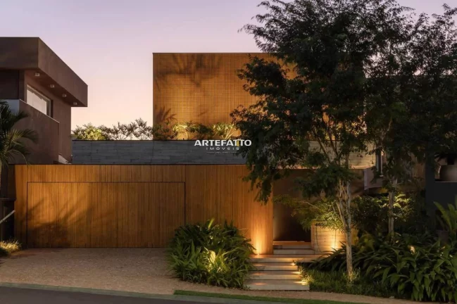 Imagem Casa de condomínio à venda, no Residencial São Vicente, em Franca, Chácara Espraiado, com 3 quartos, 350m2