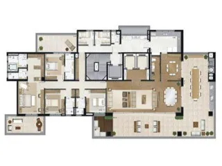 Imagem CONDOMÍNIO MARQUISE IBIRAPUERA , APARTMENT IN SAO PAULO, apartment in sao Paulo Brazil, apartamento 4 quartos em Ibirapuera São Paulo SP