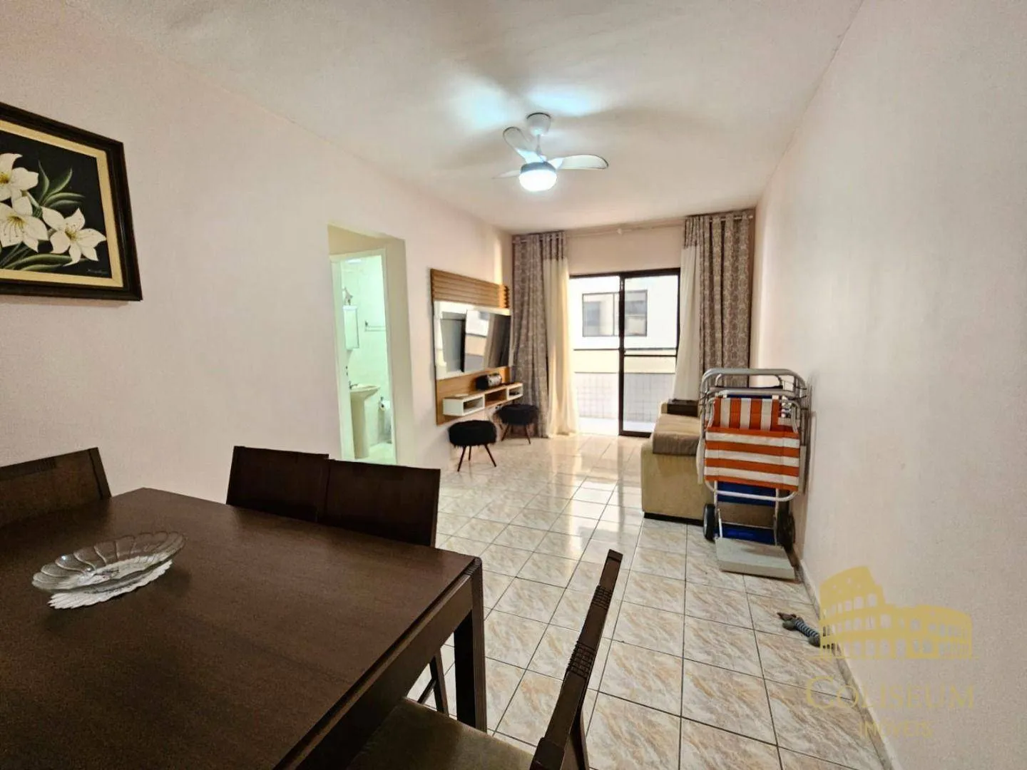 Foto do imóvel Apartamento com 2 dormitórios para alugar, 90 m² por R$ 3.350,00/mês - Vila Assunção - Praia Grande/SP