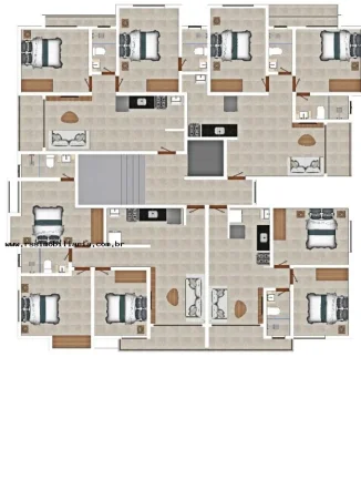 Imagem Residencial Mont Serrat, Cristo em João Pessoa, 2 e 3 Quarto