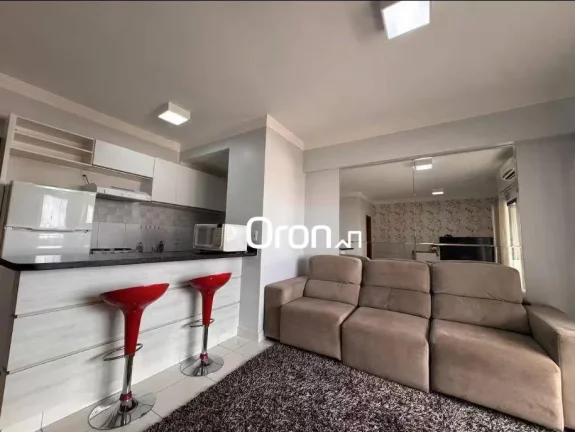 Imagem Flat mobiliado com 1 dormitório à venda, 41 m² por R$ 370.000 - Setor Bueno - Goiânia/GO