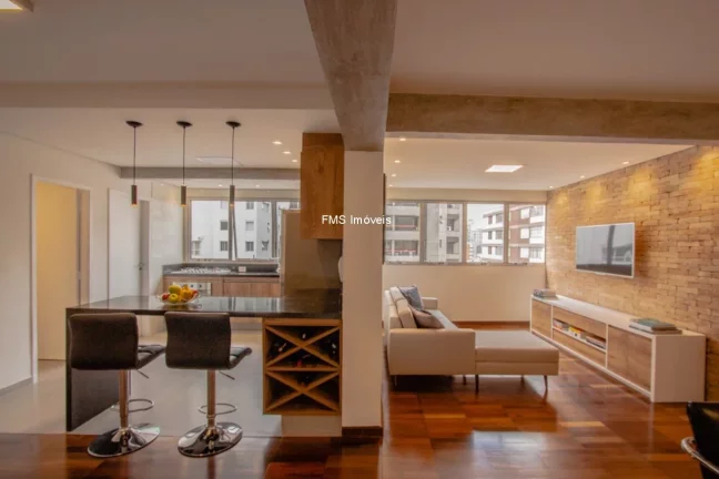 Imagem Apartamento com 1 suíte e 1 vaga no Itaim Bibi.