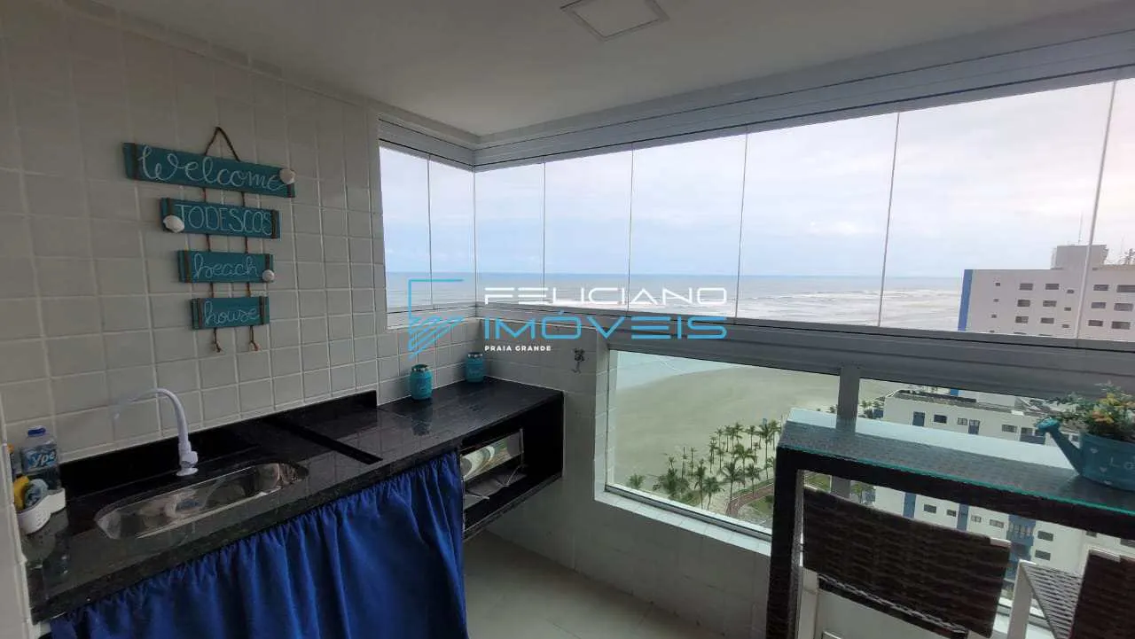 Imagem Apartamento com 2 quartos, Flórida, Praia Grande - R$ 629 mil, Cod: 1408