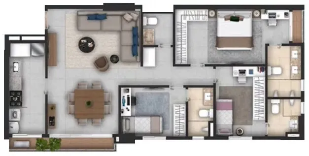 Imagem Apartamento à venda no bairro Setor Oeste - Goiânia/GO