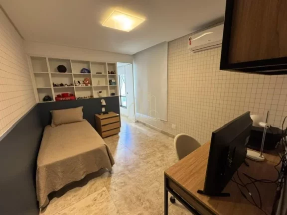 Imagem Excelente apartamento mobiliado decorado com três suítes a venda no caminho da Arvores