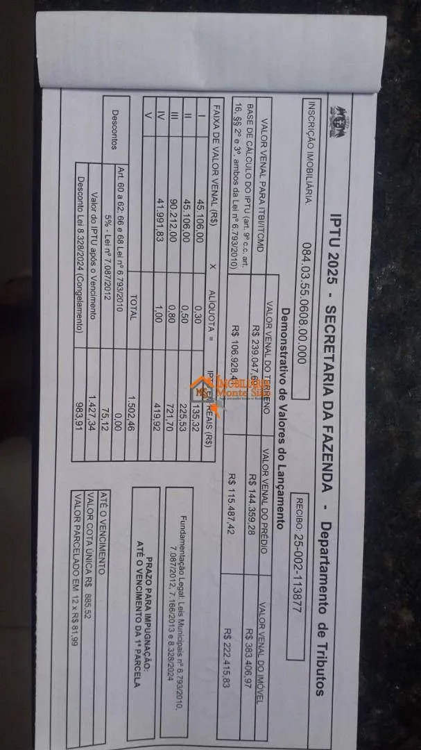 Imagem Sobrado com 3 dormitórios à venda, 135 m² por R$ 750.000 - Jardim Santa Clara - Guarulhos/SP