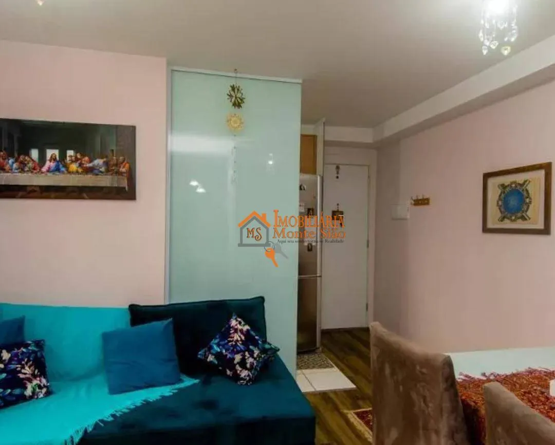 Imagem Apartamento com 3 dormitórios à venda, 60 m² por R$ 399.000,00 - Jardim Las Vegas - Guarulhos/SP