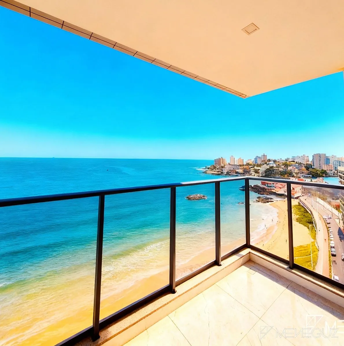 Imagem Apartamento 3 Quartos na Beira Mar da Praia do Morro - Prédio Novo com Lazer na Cobertura