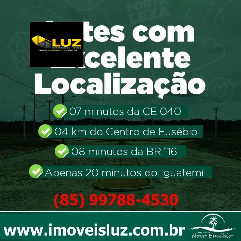 Imagem Novo Eusébio Vem e trás Consigo a Melhor Opção de Investimento e Moradia!