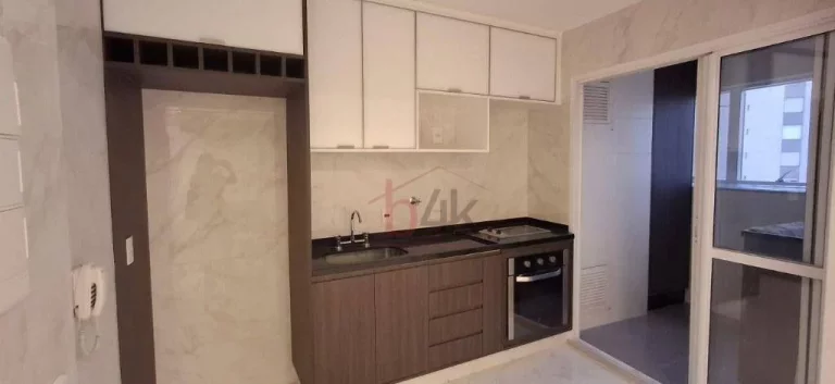 Imagem Apartamento com 1 dormitório para alugar, 48 m² por R$ 5.065,40/mês - Brooklin - São Paulo/SP